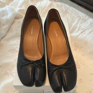 Maison Martin Margiela Black Tabi Flats